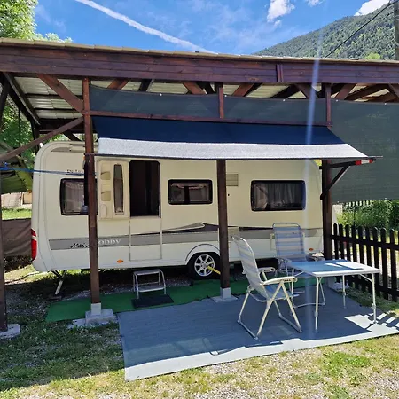 Magnifique Grande Caravane Aux Gorges De Daluis Guillaumes Exterior foto